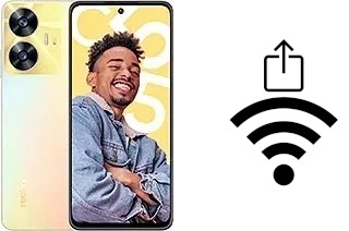 How to generate a Wi-Fi QR code on an Realme C55