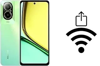 How to generate a QR code with the Wi-Fi password on a Realme 12 Lite