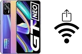 How to generate a Wi-Fi QR code on an Realme GT Neo