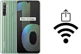 How to generate a QR code with the Wi-Fi password on a Realme Narzo 10