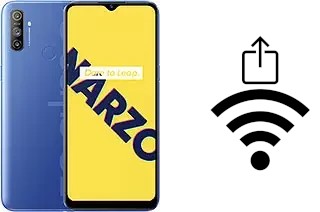 How to generate a QR code with the Wi-Fi password on a Realme Narzo 10A