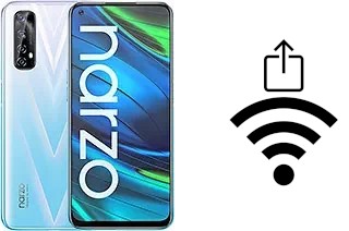 How to generate a QR code with the Wi-Fi password on a Realme Narzo 20 Pro