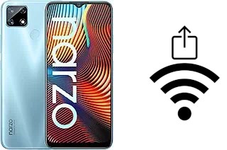 How to generate a Wi-Fi QR code on an Realme Narzo 20