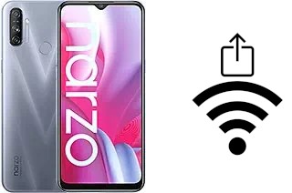 How to generate a Wi-Fi QR code on an Realme Narzo 20A