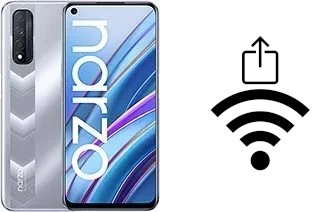 How to generate a Wi-Fi QR code on an Realme Narzo 30