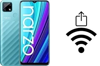 How to generate a Wi-Fi QR code on an Realme Narzo 30A