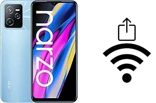 How to generate a Wi-Fi QR code on an Realme Narzo 50A Prime