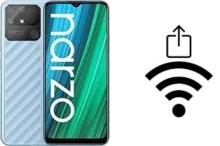 How to generate a Wi-Fi QR code on an Realme Narzo 50A