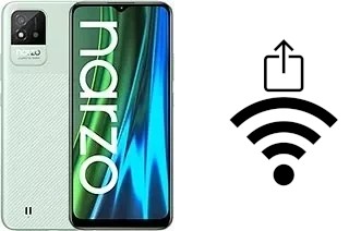 How to generate a Wi-Fi QR code on an Realme Narzo 50i