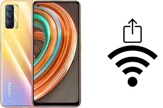 How to generate a Wi-Fi QR code on an Realme X7 (India)