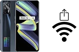 How to generate a Wi-Fi QR code on an Realme X7 Max 5G