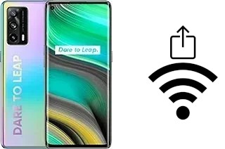 How to generate a Wi-Fi QR code on an Realme X7 Pro Ultra