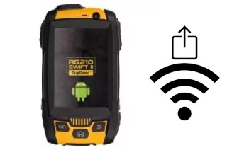 How to generate a QR code with the Wi-Fi password on a RugGear RG210 Swft II