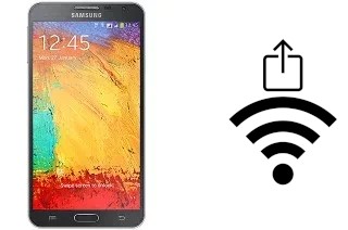 How to generate a QR code with the Wi-Fi password on a Samsung Galaxy Note 3 Neo Duos