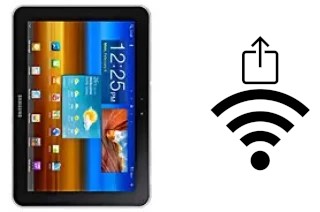 How to generate a QR code with the Wi-Fi password on a Samsung Galaxy Tab 8.9 4G P7320T