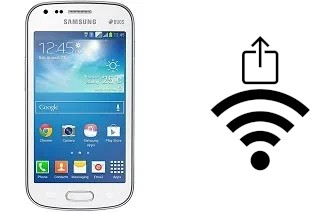 How to generate a Wi-Fi QR code on a Samsung Galaxy S Duos 2 S7582