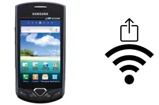 How to generate a QR code with the Wi-Fi password on a Samsung I100 Gem