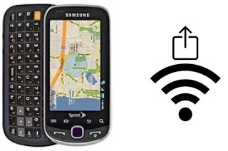 How to generate a Wi-Fi QR code on a Samsung Intercept