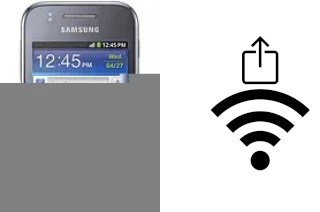 How to generate a Wi-Fi QR code on a Samsung Galaxy Y TV S5367