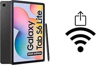 How to generate a Wi-Fi QR code on a Samsung Galaxy Tab S6 Lite (2022)