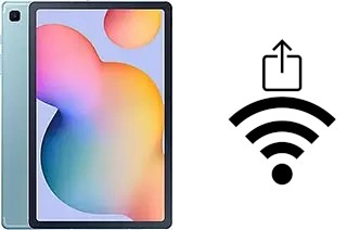 How to generate a Wi-Fi QR code on a Samsung Galaxy Tab S6 Lite