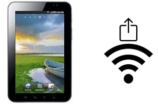 How to generate a QR code with the Wi-Fi password on a Samsung Galaxy Tab 4G LTE