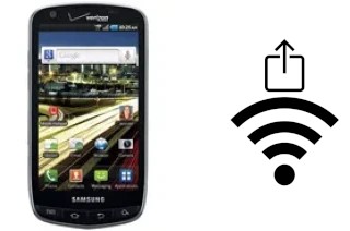 How to generate a QR code with the Wi-Fi password on a Samsung Droid Charge I510