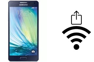 How to generate a QR code with the Wi-Fi password on a Samsung Galaxy A5