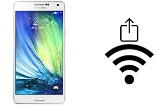 How to generate a Wi-Fi QR code on a Samsung Galaxy A7