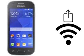 How to generate a QR code with the Wi-Fi password on a Samsung Galaxy Ace Style