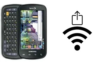 How to generate a QR code with the Wi-Fi password on a Samsung Epic 4G