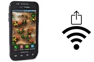 How to generate a QR code with the Wi-Fi password on a Samsung Fascinate