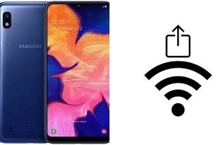 How to generate a Wi-Fi QR code on a Samsung Galaxy A10