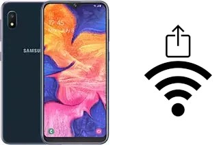 How to generate a Wi-Fi QR code on a Samsung Galaxy A10e