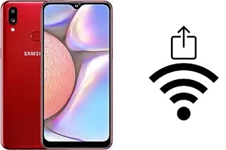 How to generate a QR code with the Wi-Fi password on a Samsung Galaxy A10s