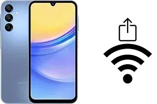 How to generate a QR code with the Wi-Fi password on a Samsung Galaxy A15 5G