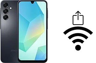 How to generate a QR code with the Wi-Fi password on a Samsung Galaxy A16