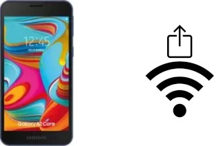 How to generate a Wi-Fi QR code on a Samsung Galaxy A2 Core