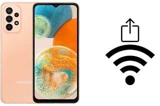 How to generate a Wi-Fi QR code on a Samsung Galaxy A23 5G