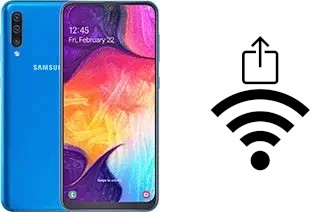 How to generate a Wi-Fi QR code on a Samsung Galaxy A50