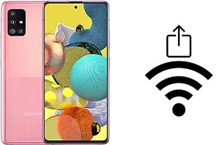 How to generate a Wi-Fi QR code on a Samsung Galaxy A51 5G