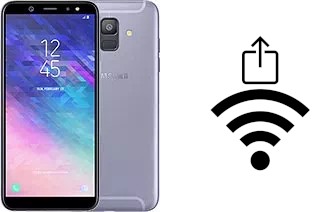 How to generate a QR code with the Wi-Fi password on a Samsung Galaxy A6 (2018)