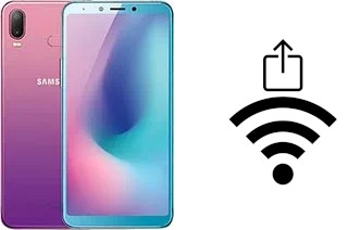 How to generate a QR code with the Wi-Fi password on a Samsung Galaxy A6s