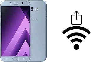 How to generate a QR code with the Wi-Fi password on a Samsung Galaxy A7 (2017)