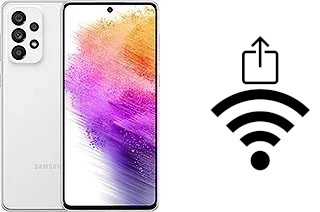 How to generate a Wi-Fi QR code on a Samsung Galaxy A73 5G