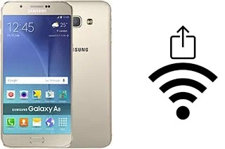 How to generate a QR code with the Wi-Fi password on a Samsung Galaxy A8 SM-A800F