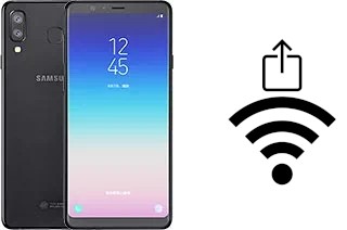 How to generate a QR code with the Wi-Fi password on a Samsung Galaxy A8 Star (A9 Star)