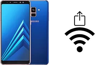 How to generate a Wi-Fi QR code on a Samsung Galaxy A8+ (2018)