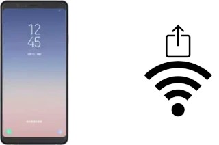 How to generate a Wi-Fi QR code on a Samsung Galaxy A9 Star