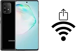 How to generate a Wi-Fi QR code on a Samsung Galaxy A91